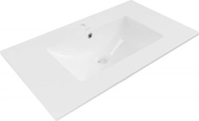 Mexen Atena lavatório embutido na bancada 80 x 46 cm, branco - 25018000