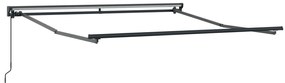 Marquise Retrátil Manual vidaXL Antracite 300x250 cm