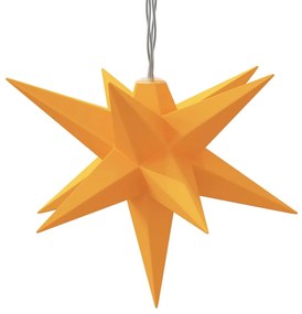 Luzes de Natal 10 LEDs 10 cm amarelo