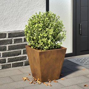 vidaXL Garden Planter 30x30x30 cm aço resistente às intempéries