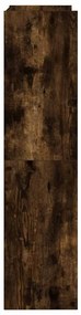 Sapateira 60x25x100 cm derivados de madeira carvalho fumado