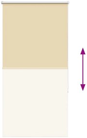 Persiana de enrolar 75x175 cm largura tecido 70,7 cm poliéster