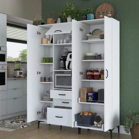 Armário Multiusos JE131 – Branco – 150 x 198,6 x 40 cm