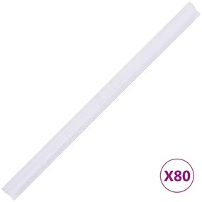 Painéis de privacidade para jardim 4 pcs 35x0,19 m PVC creme
