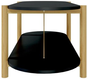 Mesa de centro 110x48x40 cm derivados de madeira preto