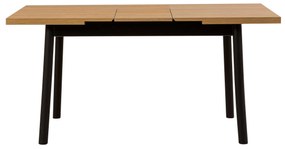 Conjunto de Mesa de Jantar Extensível e Cadeiras Oliver – Preto – Mesa