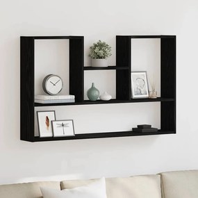 Prateleira de parede 99x15x60 cm deriv. madeira carvalho preto
