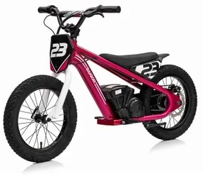 Bicicleta Eletrica Crianças 24V 250W Motor BAIGOR 23 PRO Rosa