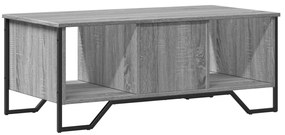 Mesa de centro 100x51x40cm derivados de madeira cinzento sonoma
