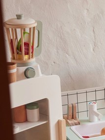 Liquidificadora + rodelas de fruta, em madeira FSC® multicolor