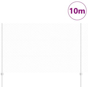 Postes de Cerca 10 pcs U-Channel 150 cm Aço Galvanizado