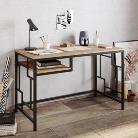 Secretária Victory – Preto Nogal – 120x75x60 cm