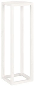 3 pcs conjunto de suporte plantas pinho maciço branco