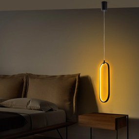 Candeeiro Chandelier Can – Preto – 17 x 60-110 cm