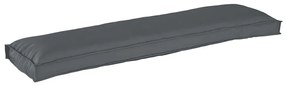 vidaXL Almofada de Palete para Banco Antracite 150 x 40 x 8 cm, em Tecido Oxford