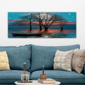 Pintura Decorativa em Tela YTY103234329560 – Multicolor – 30 x 80 cm