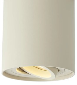 Foco moderno bege para sistema de calha monofásico - Iconic Rondoo Up Moderno