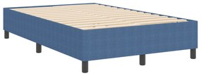 Cama Box vidaXL Azul 120x200 cm Tecido Corduroy