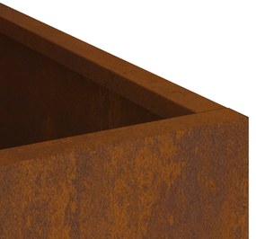 Vaso de Jardim Castanho 50 x 32 x 40 cm Aço envelhecido