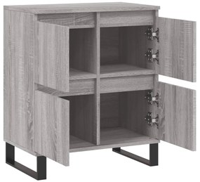 Aparador 60x35x70 cm derivados de madeira cinzento sonoma