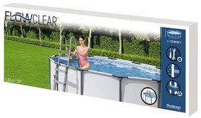 Bestway Escada para piscinas Flowclear com 4 degraus 132 cm
