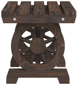 3 pcs conjunto lounge de jardim madeira de abeto maciça