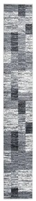 vidaXL Passadeira 60x400 cm polipropileno cinzento