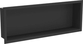 Mexen X-Wall-R prateleira embutida com flange 60 x 20 cm, preta - 1970602010