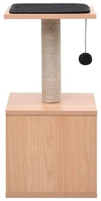 Árvore para gatos c/ tapete arranhador sisal 62 cm