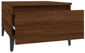 Mesa de apoio 50x46x35 cm derivados madeira carvalho castanho