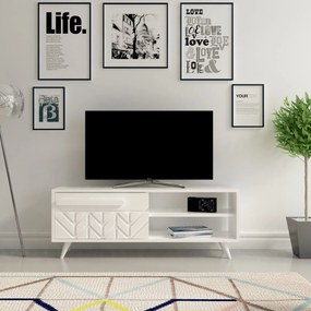 Móvel TV Venedik – Branco – 120 cm x 43,7 cm x 29,5 cm