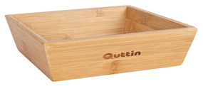 Tigela Bambu Quttin Retangular 20X20X5cm