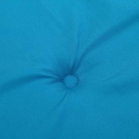 Almofadões p/ cadeiras jardim 4pcs 40x40x3 cm oxford azul