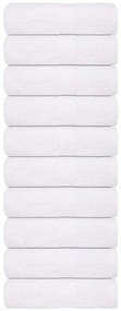 vidaXL Panos 10 pcs 15x21 cm 360 gsm 100% algodão branco