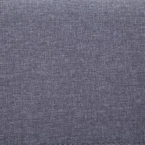 Banco c/ compartim. arrumação 116 cm poliéster cinzento-claro