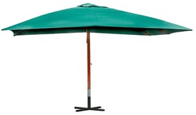 Guarda-sol flutuante Melia 300 x 400 cm verde