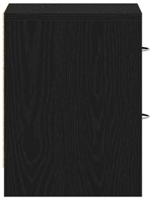 Mesa de cabeceira 40x30x40 cm deriv. de madeira carvalho preto