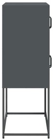Aparador alto 68x39x107 cm aço antracite