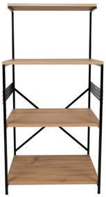 Armário Multiusos Anemon – Preto – 60x124x45 cm