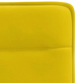 Cadeiras de jantar 6 pcs veludo amarelo