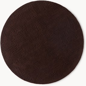 Tapete redondo de lã artesanal Merima