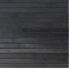 Tapete retangular 70x500 cm bambu cinzento