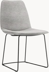 Cadeira de jantar estofada freistil117, cinza