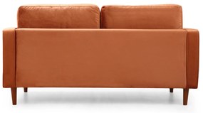 Sofá de 2 Lugares Rome – Laranja – 175 cm x 90 cm x 70 cm