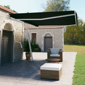 Toldo automático independente 500x350 cm antracite