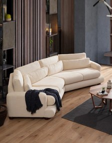 Sofá de 4 Lugares River – Bege – 330 cm x 105 cm x 90 cm