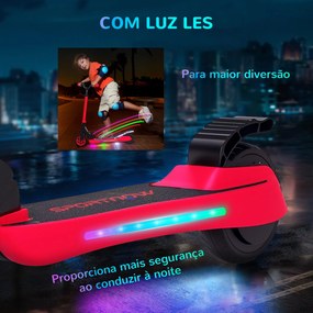 SPORTNOW Trotinete Elétrica Dobrável para Crianças acima de 6 Anos Mot