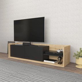 Móvel para TV Krog – Carvalho e Antracite – 160 x 35 x 36,8 cm