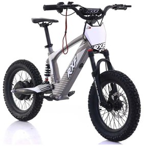 Bicicleta elétrica infantil sem pedais 500W 36V 5Ah 16” RXF Evo Cinzenta