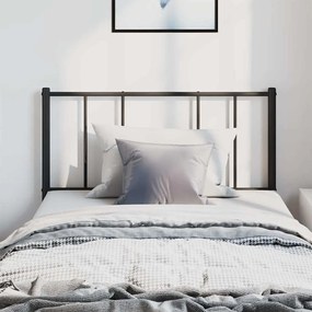 Cabeceira de cama 100 cm metal preto